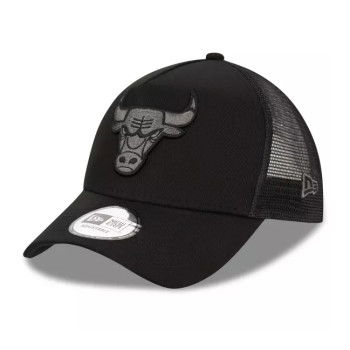 New Era NBA Chicago Bulls Team Logo 9Forty A-Frame Trucker Cap 