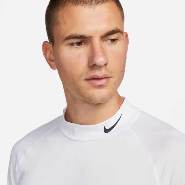 Tee-shirt Compression Manches Longues Nike Pro white