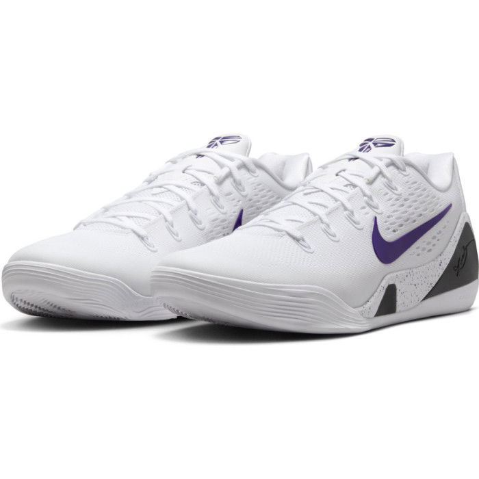 Nike Kobe 9 Elite Low EM Protro White Purple - Basket4Ballers