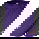 Color Violet du produit Short Nike NBA Los Angeles Lakers Openhole Mesh...