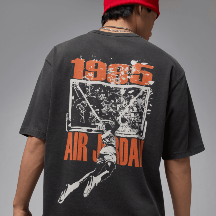 T-shirt Jordan Brooklyn AJ 1 Shattered Backboard off noir/sail