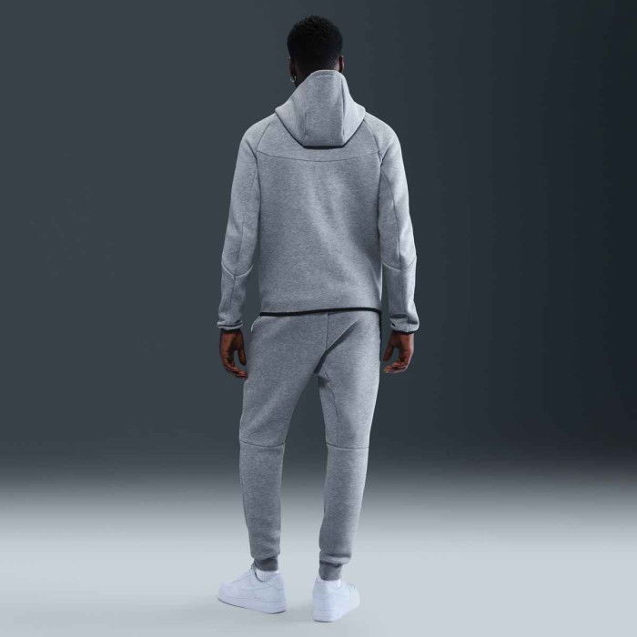 Nike Tech Kobe dark grey heather/white zip-up sweatshirt