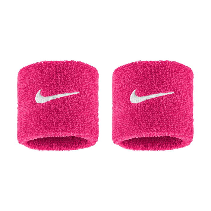 Poignets éponge Nike Swoosh Classic Wristbands 2pk Vivid Pink/white