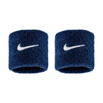 Poignets éponge Nike Swoosh Classic Wristbands 2pk College Navy/white