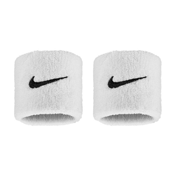 Poignets éponge Nike Swoosh Classic Wristbands 2pk White/black