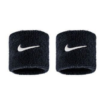 Poignets éponge Nike Swoosh Classic Wristbands 2pk Black/white