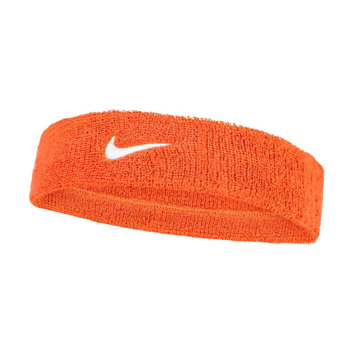 Bandeau Nike Swoosh Classic Headband Team Orange/white