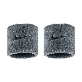 Poignets éponge Nike Swoosh Classic Wristbands 2pk Cool Grey/black