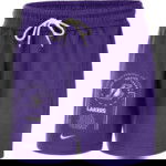 Color Violet du produit Short Nike NBA Los Angeles Lakers Club Fleece Short...