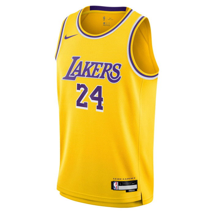NBA Kobe Bryant Los Angeles Lakers Icon Swingman Amarillo Kids Jersey