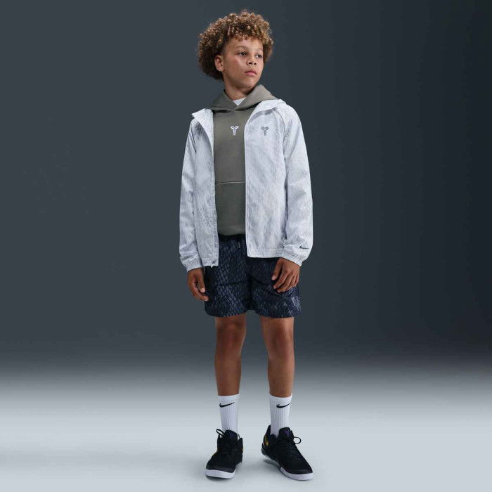Veste Nike Kobe Woven Enfants white silver