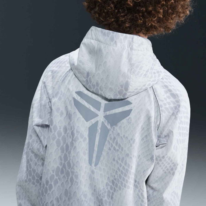 Veste Nike Kobe Woven Enfants white silver