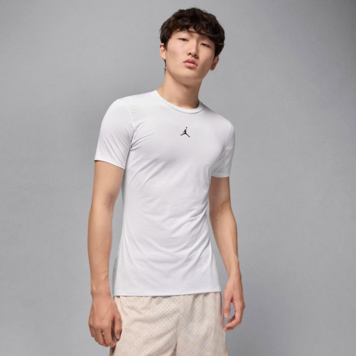 T-shirt compression Manches Courtes Jordan Sport white