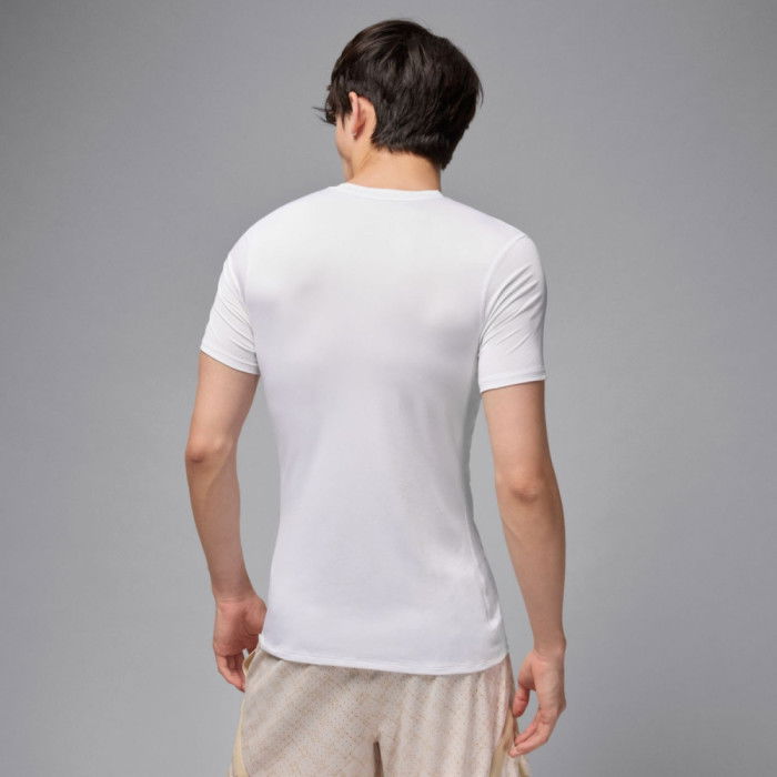 T-shirt compression Manches Courtes Jordan Sport white