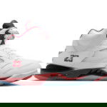 Color Blanc du produit Air Jordan 5 Retro Fire Red