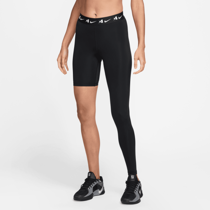 Nike A'ja Wilson black single-leg compression tights