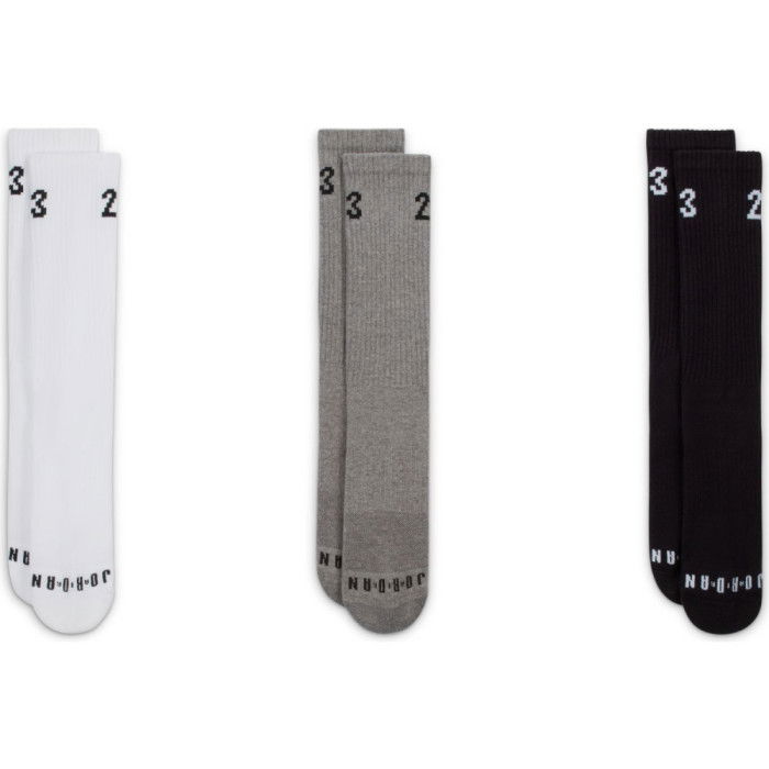 Zestaw 3 par różnokolorowych skarpet Jordan Essential Crew