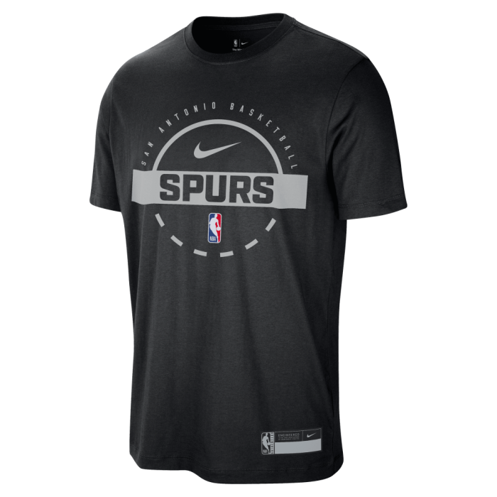 T-shirt Nike NBA San Antonio Spurs Authentic Practice Tee black