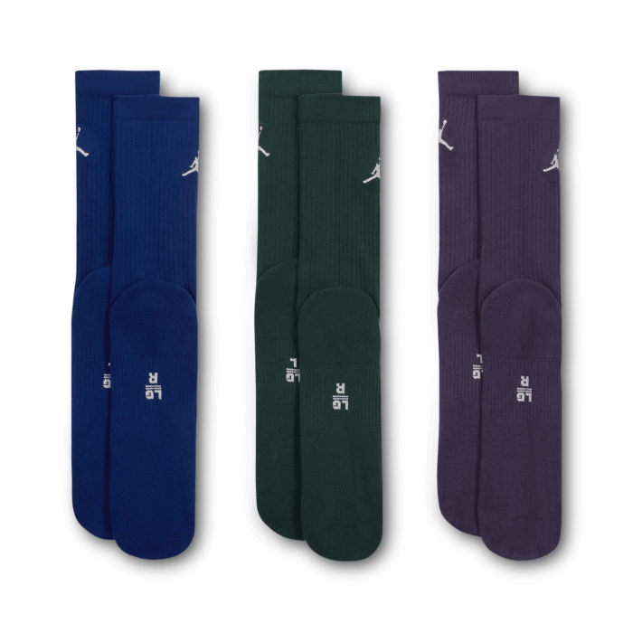 Pack de 3 paires de chaussettes Jordan Everyday Crew multicolor