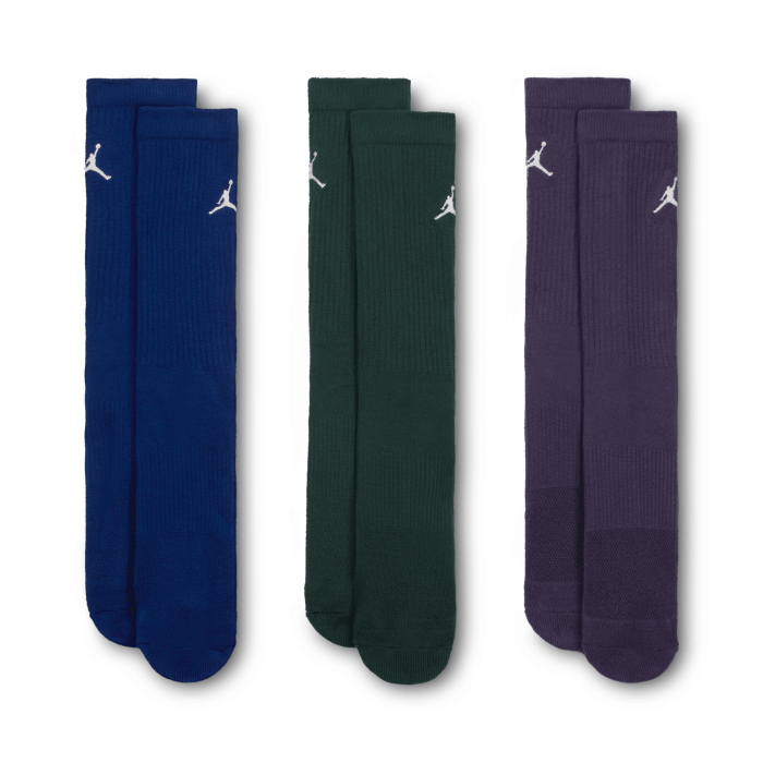 Pack de 3 paires de chaussettes Jordan Everyday Crew multicolor