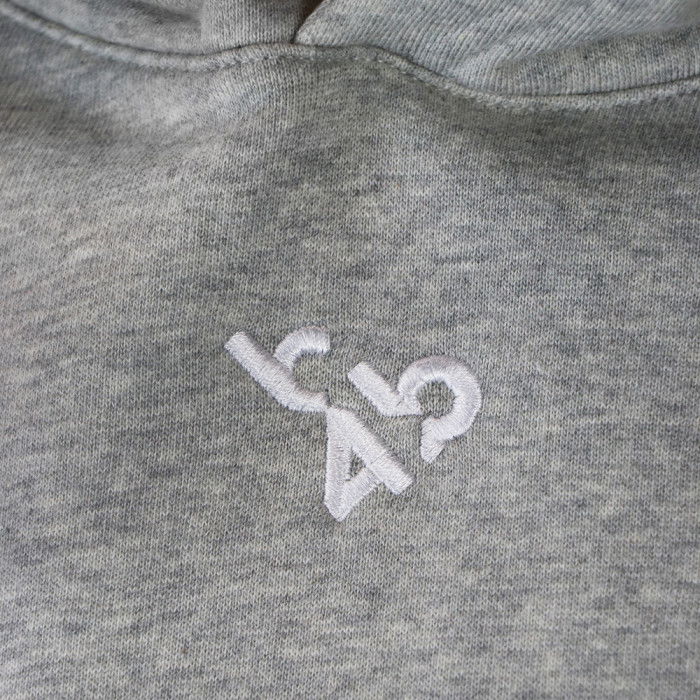 Mikina s kapucí b4b CORE Grey