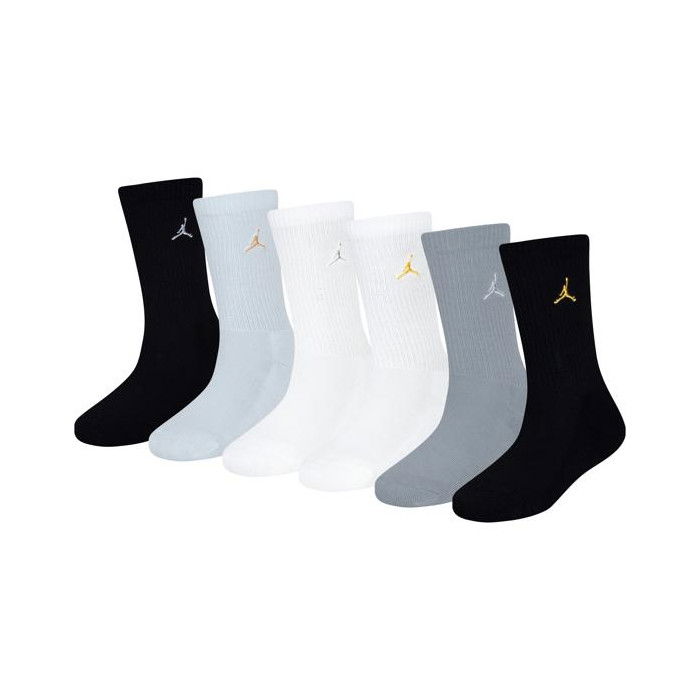 Chaussettes Jordan Everyday Essentials 6pk Enfants Black/sail