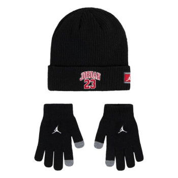 Jordan 23 Jersey Beanie/Children's gloves Black