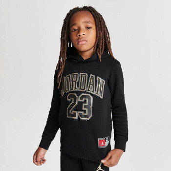 Jordan Jersey Pack Sweatshirt/Pants Set Kids Black/gold
