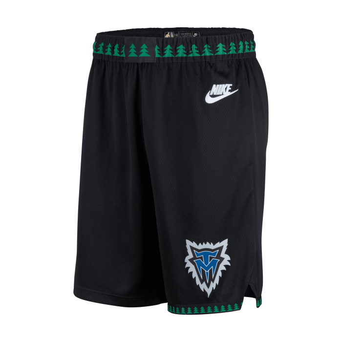 Short NBA Minnesota Timberwolves Hardwood Classic Edition Nike Swingman black