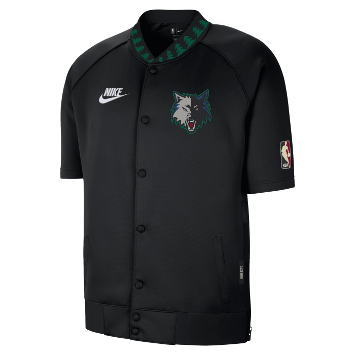 Warm up NBA Minnesota Timberwolves Game Nike Hardwood Classic Edition black