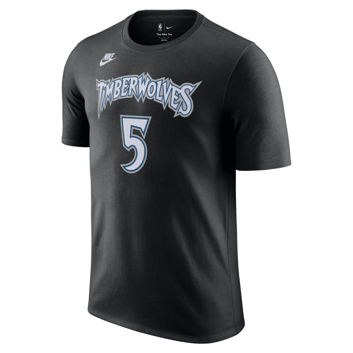 T-shirt NBA Anthony Edwards Minnesota Timberwolves Hardwood Classic Edition Nike black