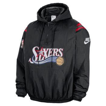 Sweat Nike NBA Philadelphia Sixers Woven Hardwood Classic Edition black