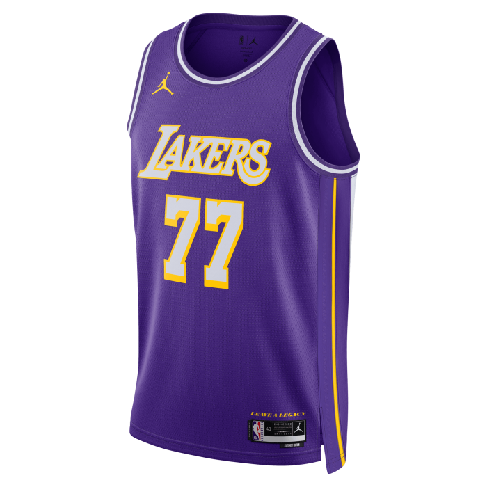 Maillot NBA Luka Dončić Los Angeles Lakers Jordan Statement Edition Swingman