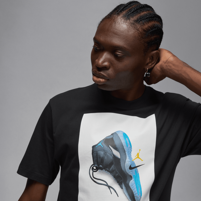 T-shirt Jordan Brooklyn AJ 11 Gamma Blue Ad