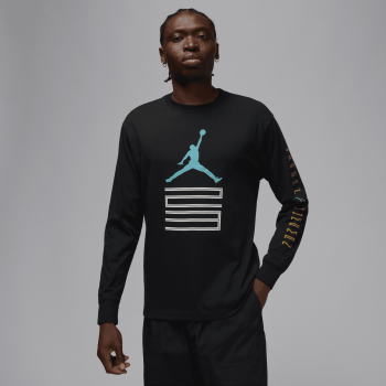 T-shirt à manches longues Jordan AJ 11 Gamma Blue Heel Logo black