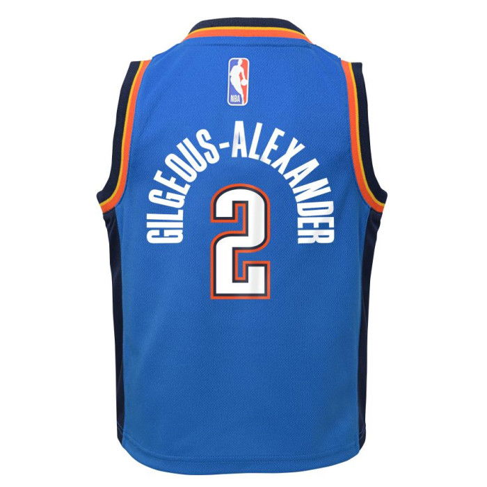 Dětský dres Nike NBA Shai Gilgeous-Alexander Oklahoma City Thunder 07 Icon Replica Jersey Signal Blue Jersey