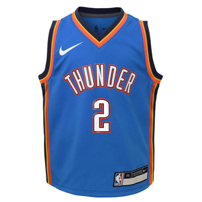 Dětský dres Nike NBA Shai Gilgeous-Alexander Oklahoma City Thunder 07 Icon Replica Jersey Signal Blue Jersey
