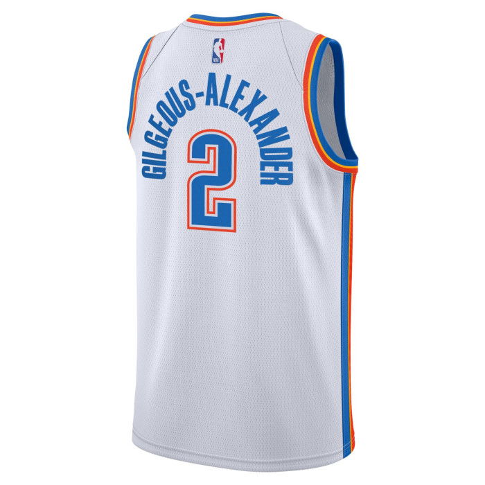 Nike Kindertrikot NBA Shai Gilgeous-Alexander Oklahoma City Thunder Boys Association Swingman White