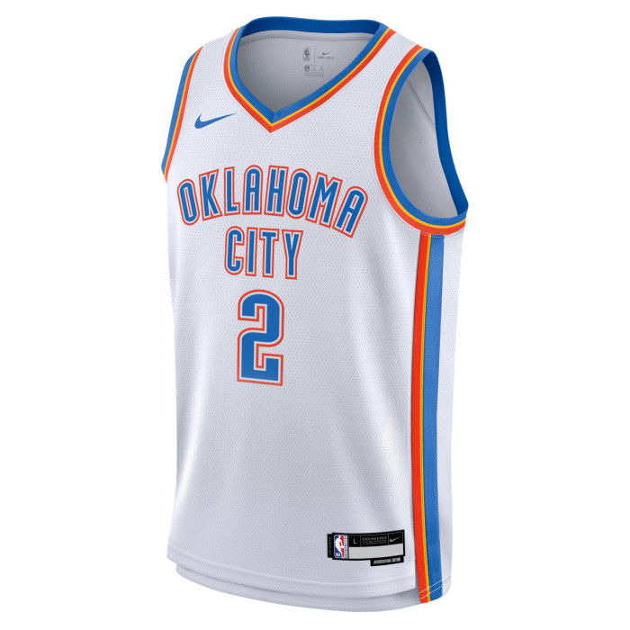 Nike Kindertrikot NBA Shai Gilgeous-Alexander Oklahoma City Thunder Boys Association Swingman White