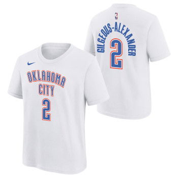 T-shirt NBA enfant Shai Gilgeous - Alexander Oklahoma City Thunder Nike N&N