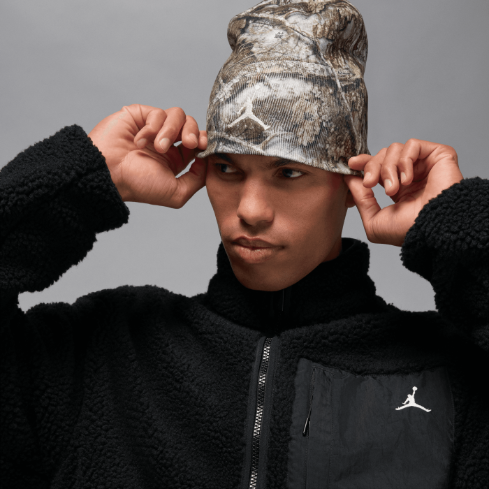 Veste Jordan Flight Mountainside Sherpa black