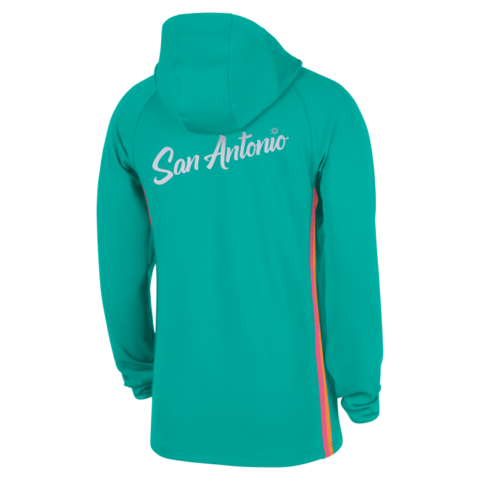 Sweat zippé à capuche Nike NBA San Antonio Spurs DF Zone City Edition