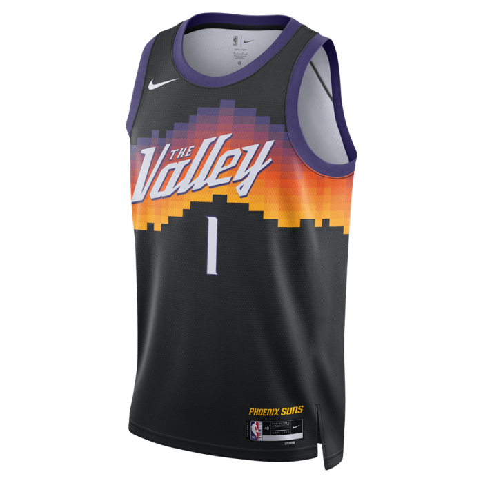 Maglia Nike NBA Devin Booker Phoenix Suns City Edition 25 Swingman
