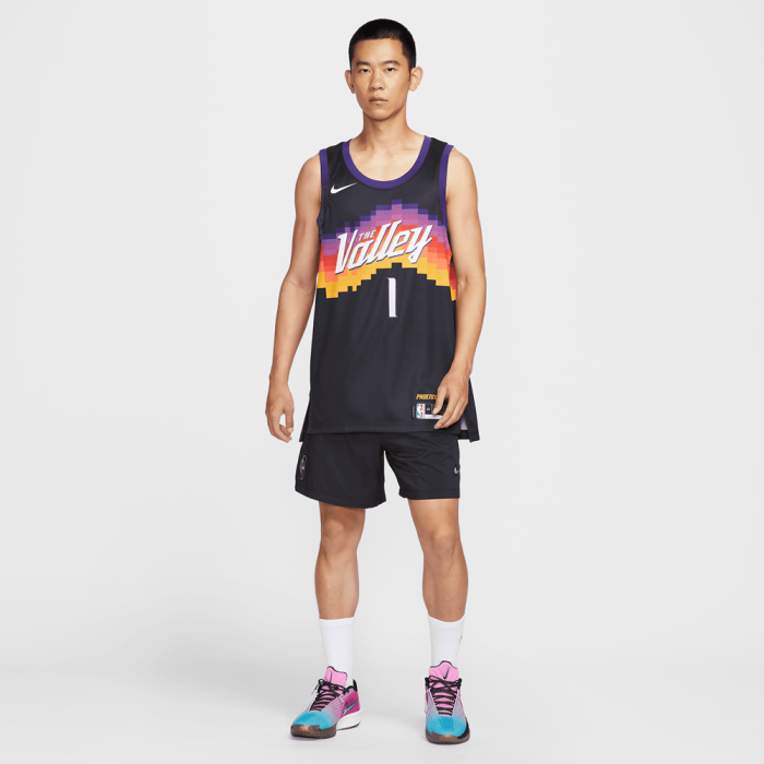 Maglia Nike NBA Devin Booker Phoenix Suns City Edition 25 Swingman