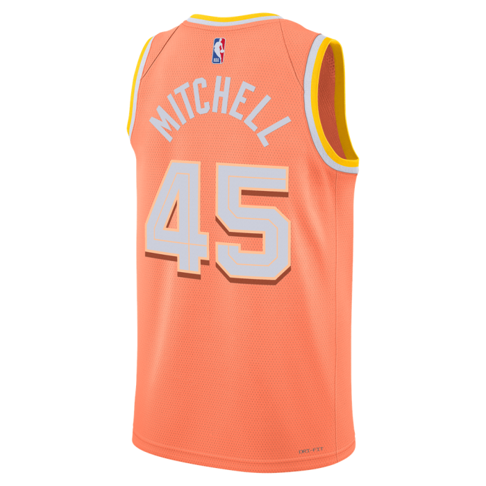 Nike NBA Donovan Mitchell Cleveland Cavaliers City Edition 25 Swingman Jersey