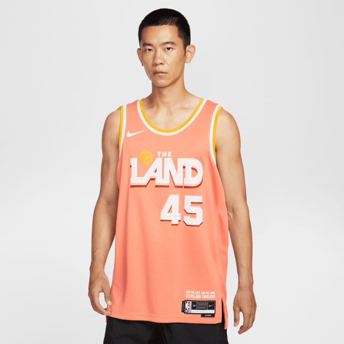 Nike NBA Donovan Mitchell Cleveland Cavaliers City Edition 25 Swingman Jersey