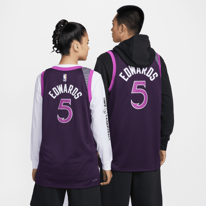 Nike NBA Anthony Edwards Minnesota Timberwolves City Edition 25 Swingman Jersey