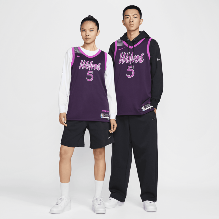 Nike NBA Anthony Edwards Minnesota Timberwolves City Edition 25 Swingman Jersey