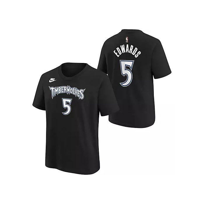 T-shirt NBA enfant Anthony Edwards Minnesota Timberwolves Nike Hardwood Classics