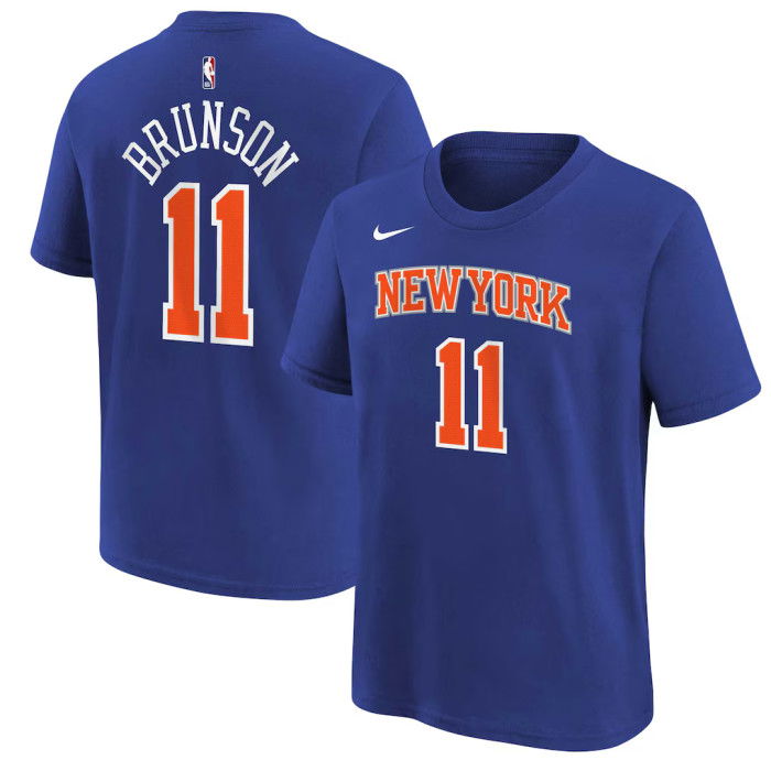 T-shirt NBA enfant Jalen Brunson New York Knicks Nike Icon Edition